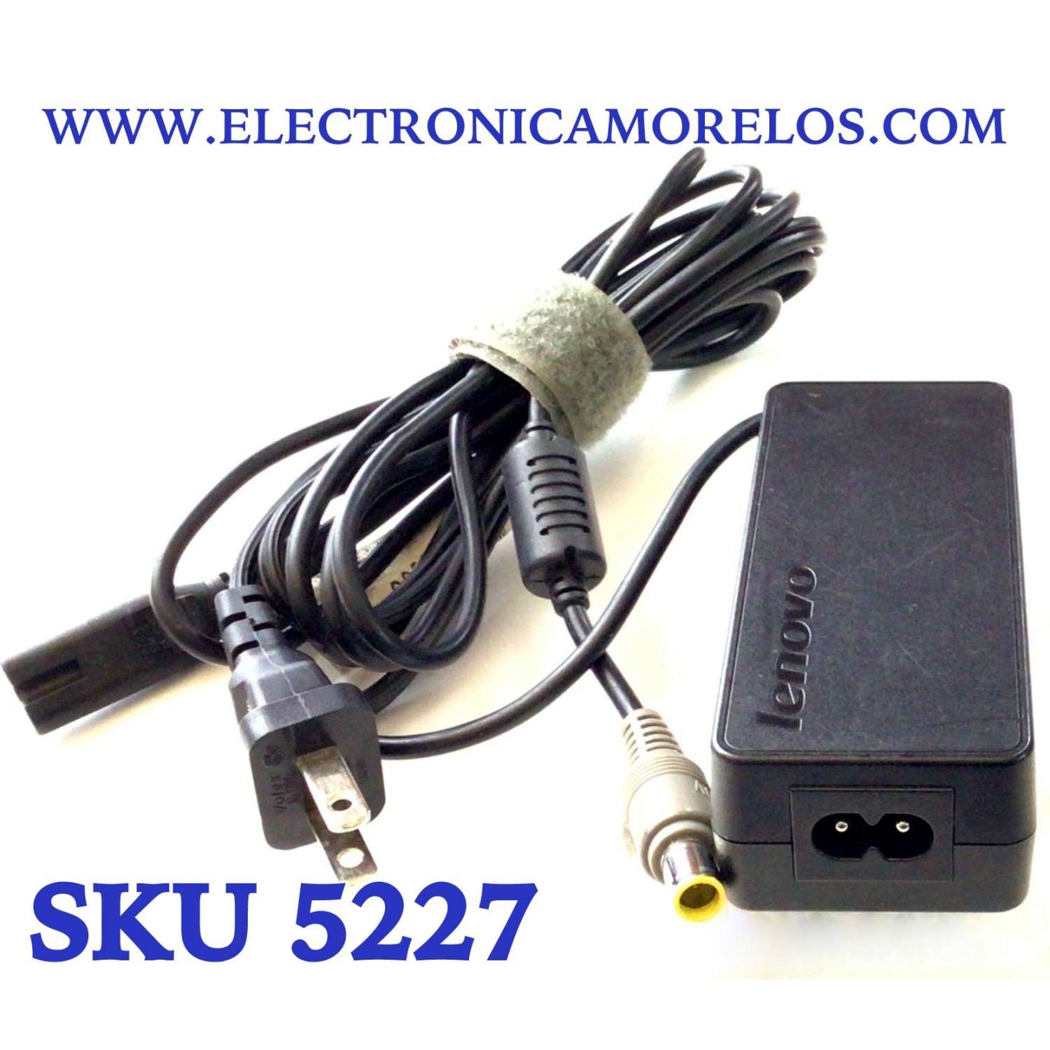 CARGADOR / ADAPTADOR DE FUENTE DE ALIMENTACION LENOVO / NUMERO DE PARTE ADLX65NLT2A / PA-1650-71 / 36200291 / 45N0319 / 45N0320 / 77.67WH / 0.0738WH / ENTRADA VCA 100-240V~1.8A / 50-60HZ / SALIDA VCD 20V⎓3.25A / MODELO ADLX65NLT2A - Imagen 1